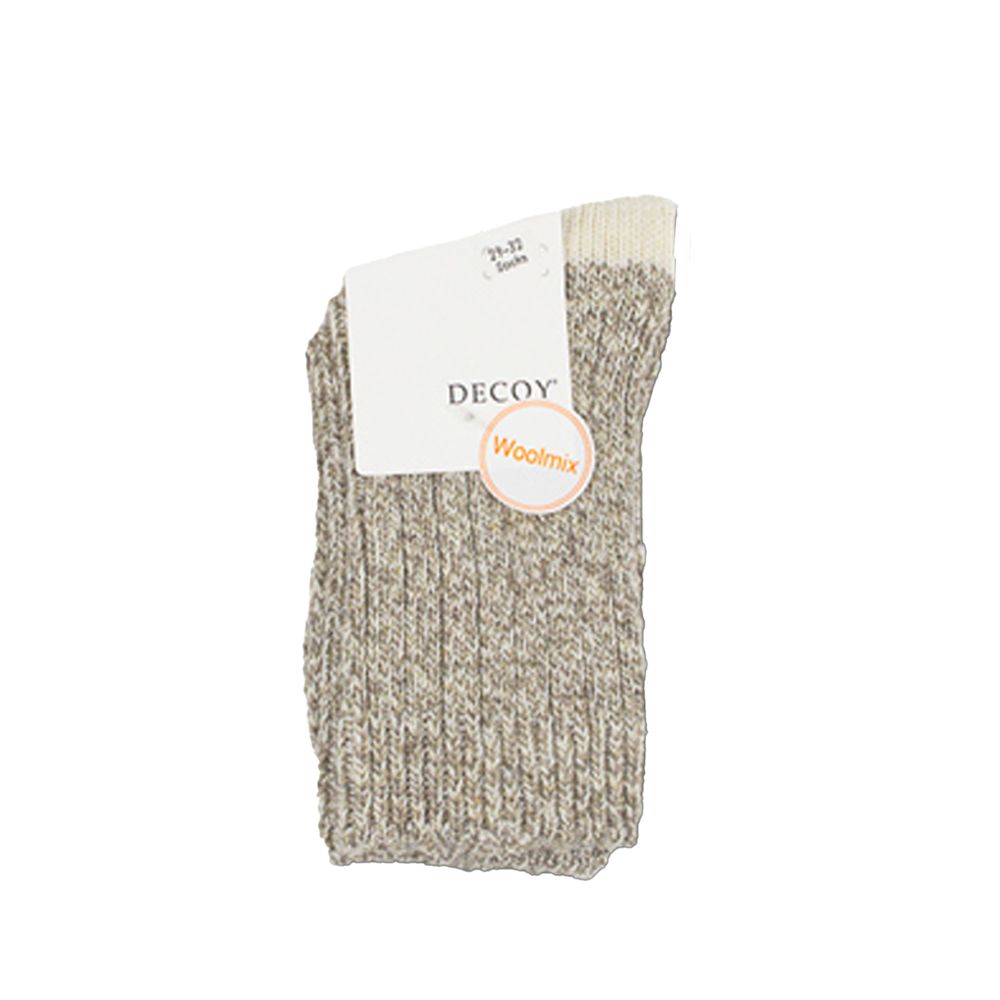 Decoy. Uldmix ragsokker - Brun