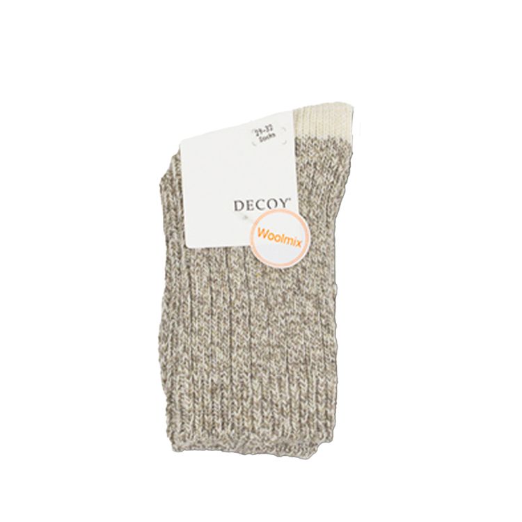 Decoy. Uldmix ragsokker - Brun