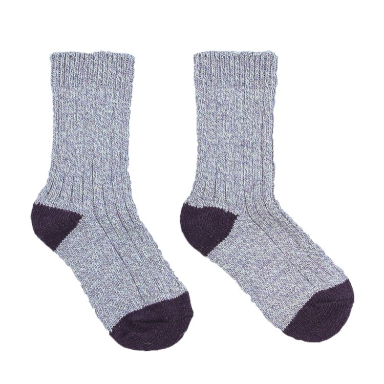 Decoy. Ragsokker i uldmix - lilla meleret