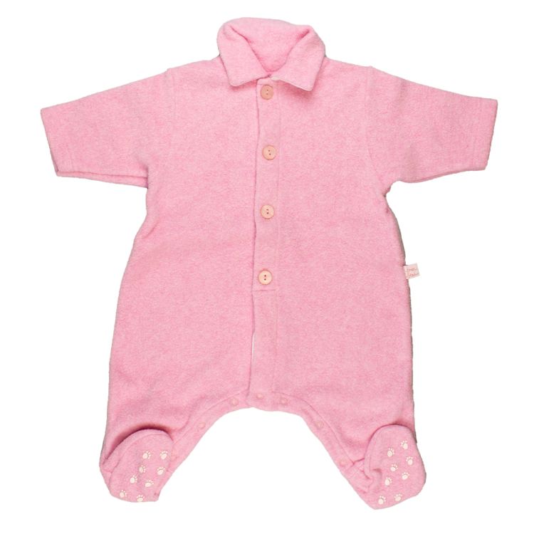 Petit Bateau. Rosa fleece sparkedragt 