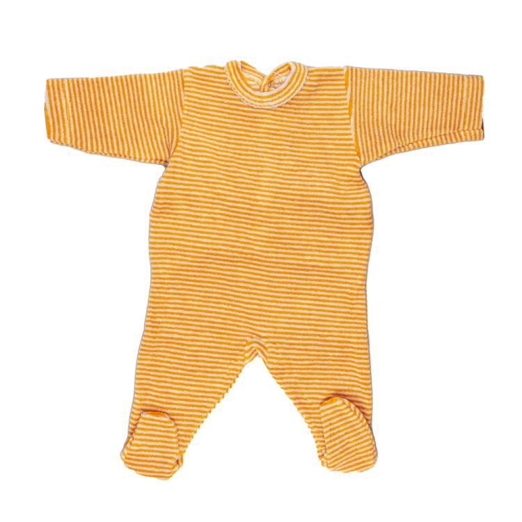 Petit Bateau. Frotté natdragt i smalstribede jordfarver 