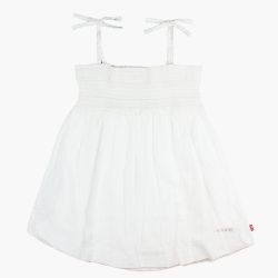 Levi's. Hvid sommertop med sølvstriber