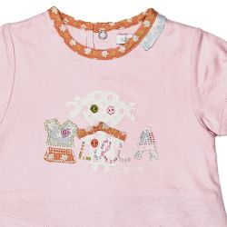 Absorba. Body-sommerdragt i rosa, udsnit