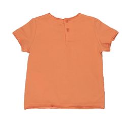 Confetti by Absorba. Orange baby bluse med rå kanter, bag