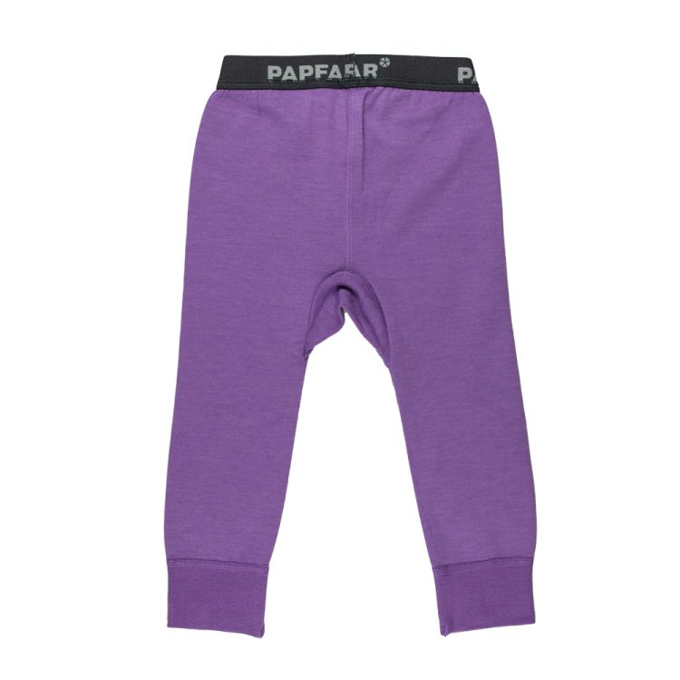 Papfar. Lilla leggings i merino uld og bomuld, bag