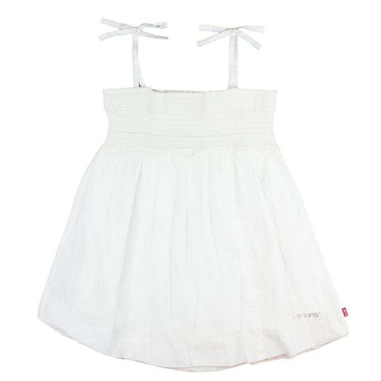 Levi's. Hvid sommertop med sølvstriber