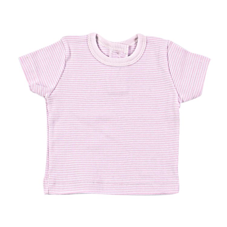 Petit Bateau. Bluse stribet  i lyslilla og lavendel