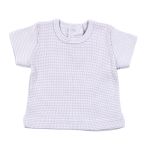 Petit Bateau. Bluse stribet  i lyslilla og gul 