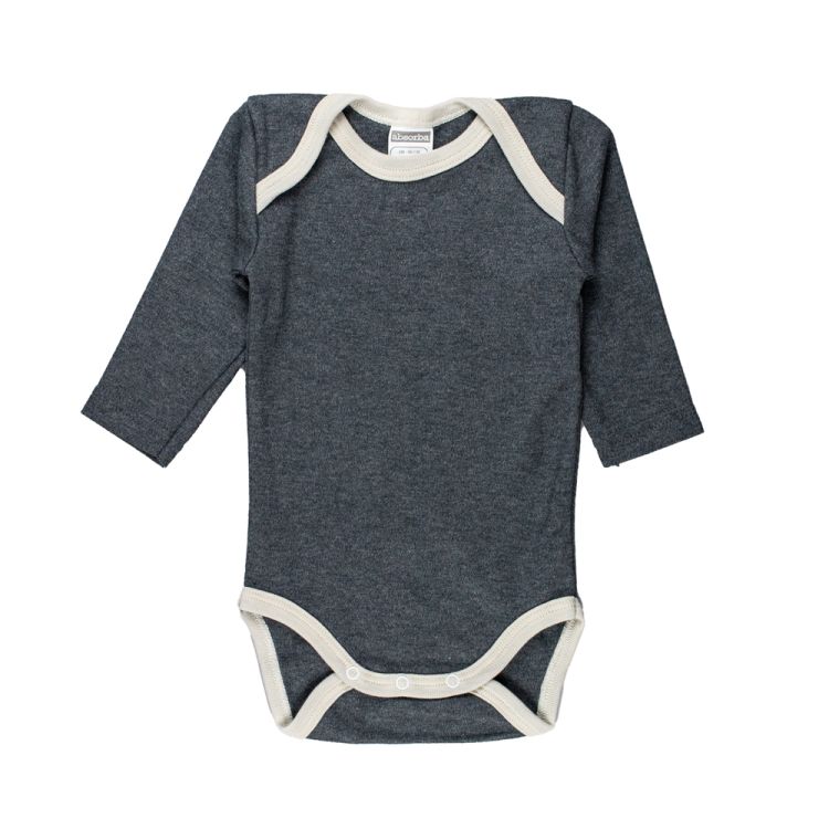 Absorba. Koksgrå body med lyse kanter