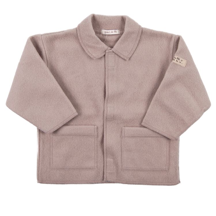 Grain de Blé. Gråbrun fleecejakke