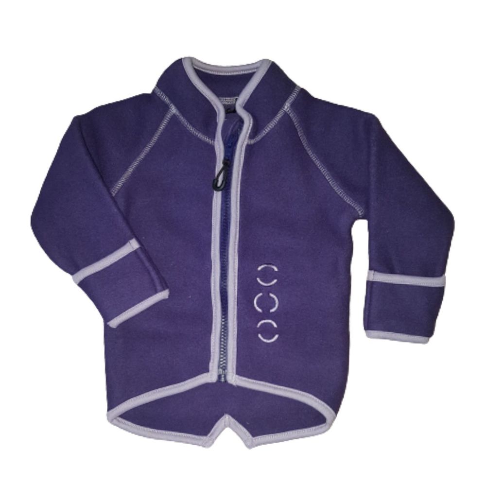 Mikk-Line. Lilla Baby uld fleece jakke