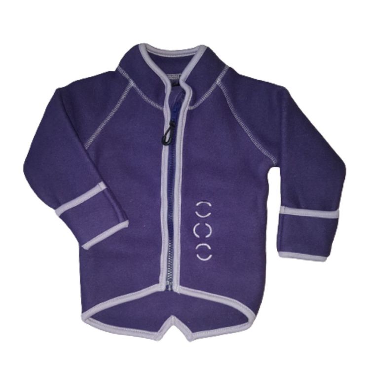 Mikk-Line. Lilla Baby uld fleece jakke