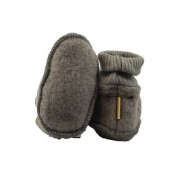 Mikk-Line, uldfleece futter i brungrå (Tarmac) - vist underside