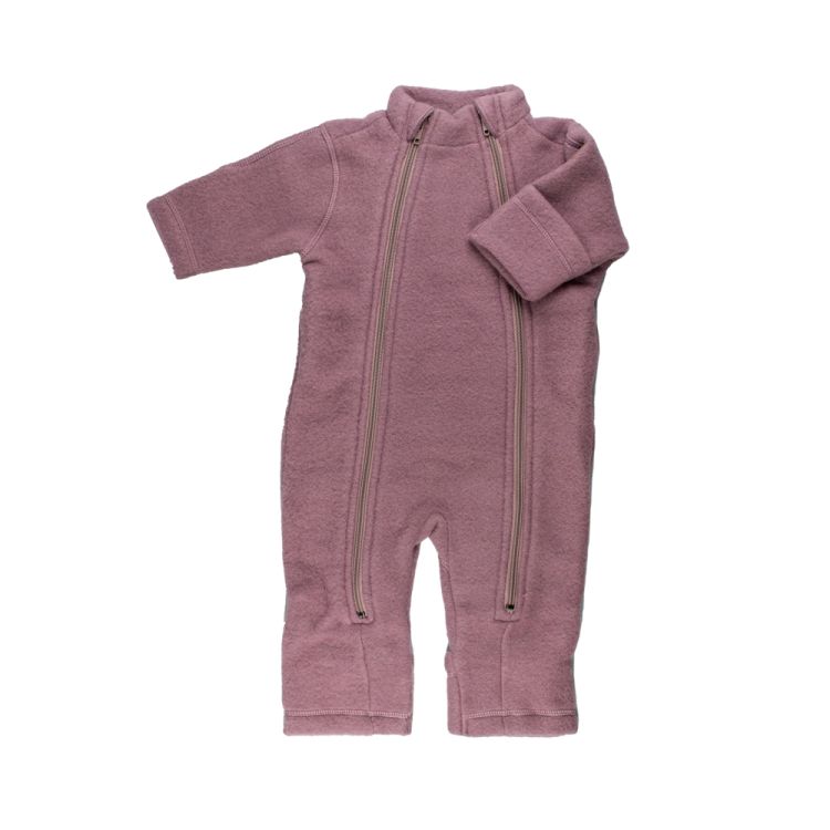 Mikk-Line, uldfleece køredragt - Støvet rosa