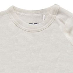 Papfar. Uldbody - råhvid, udsnit