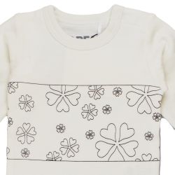 Papfar. Body uld/bomuld - råhvid, udsnit