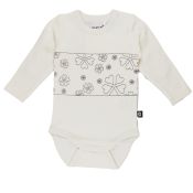 Papfar. Uldbody  med bomuld - råhvid