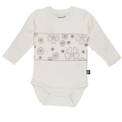 Papfar. Uldbody  med bomuld - råhvid