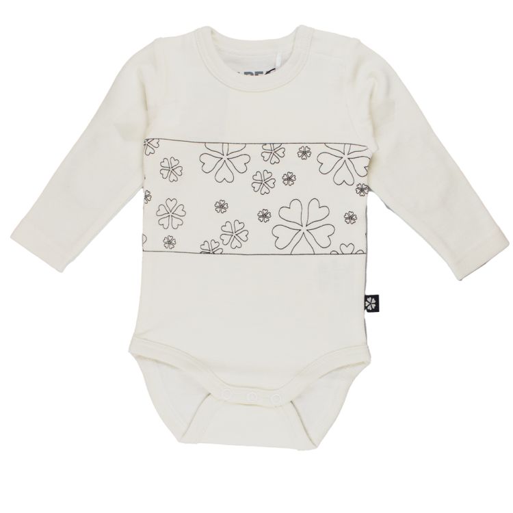 Papfar. Uldbody  med bomuld - råhvid