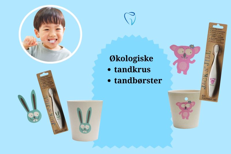 Jack N' Jill Tandbørster og tandkrus
