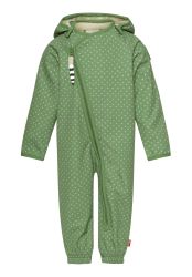 Racoon Outdoor softshell heldragt model Ryder - Grøn. Front