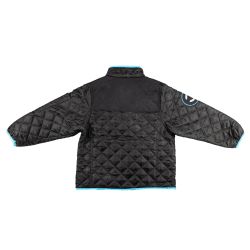 Mikk-Line Termojakke. Sort med turkise detaljer - Bag