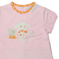Absorba. Body-sommerdragt i rosa, udsnit
