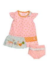 Absorba. Baby rosa sommerkjole med buks